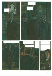 Planche couleur, Le Marteau des sorcières, Man Aces Cemjk (T.2), Jean-Christophe Thibert