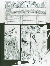 Planche noir et blanc, Vauriens, Dame Brèche-Dent (T.2), Laurent Cagniat