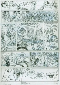 Planche noir et blanc, Vauriens, Dame Brèche-Dent (T.2), Laurent Cagniat