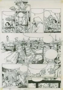 Planche noir et blanc, Vauriens, Justine des Dieux (T.3), Laurent Cagniat
