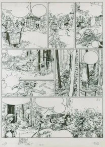 Planche noir et blanc, Vauriens, Justine des Dieux (T.3), Laurent Cagniat