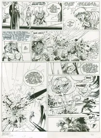 Planche noir et blanc, Vauriens, Justine des Dieux (T.3), Laurent Cagniat