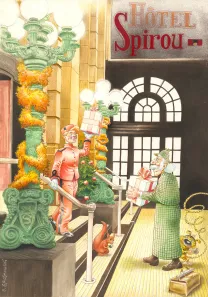 Illustration couleur, Spirou et Fantasio, Olivier O'Groj