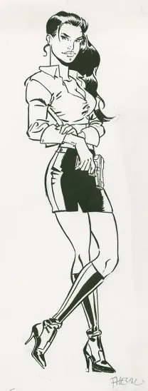 Illustration noir et blanc, Les Éternels, Félix Meynet