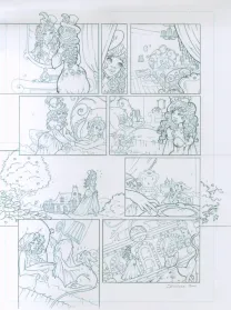 Planche noir et blanc, Sweety Sorcellery, Le coeur d'Aï-Lynn (T.1), Ood Serrière
