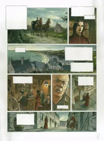 Colored original page, Les Contes de l'Ankou, Au Royaume des Morts ... (T.3), Laurent Paturaud