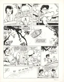 Planche noir et blanc, Le Cadet des Soupetard, Le moucheur (T.5), Olivier Berlion