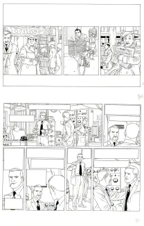 Planche noir et blanc, Kaplan & Masson, La théorie du chaos (T.1), Jean-Christophe Thibert