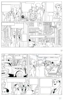 Black and white original page, Kaplan & Masson, La théorie du chaos (T.1), Jean-Christophe Thibert