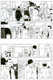 Planche noir et blanc, Kaplan & Masson, La théorie du chaos (T.1), Jean-Christophe Thibert