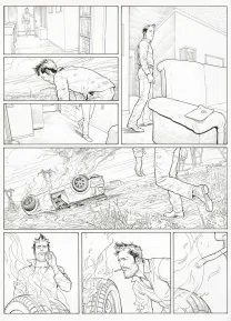 Planche noir et blanc, Ken games, Ciseaux (T.3), Marcial Toledano