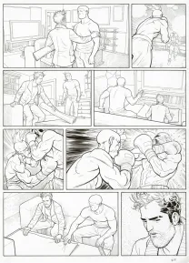 Planche noir et blanc, Ken games, Ciseaux (T.3), Marcial Toledano