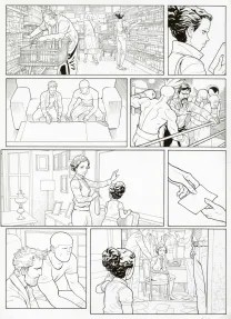 Planche noir et blanc, Ken games, Ciseaux (T.3), Marcial Toledano