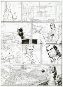 Planche noir et blanc, Ken games, Ciseaux (T.3), Marcial Toledano