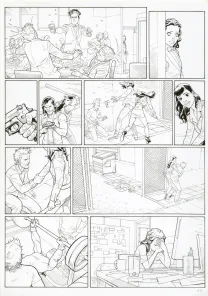 Planche noir et blanc, Ken games, Ciseaux (T.3), Marcial Toledano