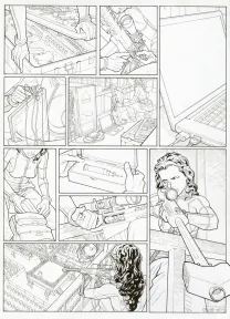 Planche noir et blanc, Ken games, Ciseaux (T.3), Marcial Toledano