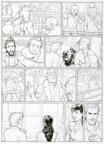 Black and white original page, Ken games, Ciseaux (T.3), Marcial Toledano