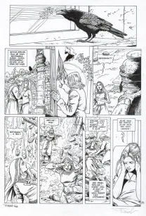 Planche noir et blanc, Les Pionniers du nouveau monde,  Ersel
