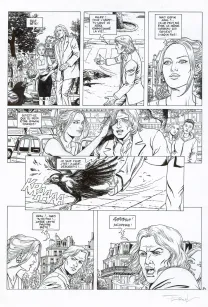 Planche noir et blanc, Les Pionniers du nouveau monde,  Ersel