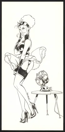 Illustration noir et blanc, Félix Meynet