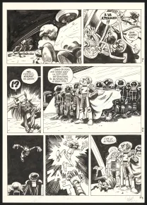 Planche noir et blanc, Spirou et Fantasio, La Face cachée du Z (T.52),  Yoann