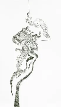 Illustration noir et blanc, Giovanni Rigano