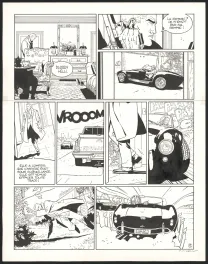 Planche noir et blanc, I.R.$., Silicia Inc. (T.5), Bernard Vrancken