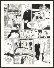 Planche noir et blanc, I.R.$., Silicia Inc. (T.5), Bernard Vrancken