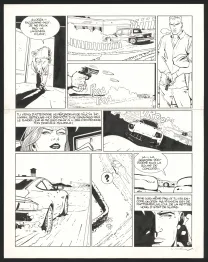 Planche noir et blanc, I.R.$., Le Corrupteur (T.6), Bernard Vrancken