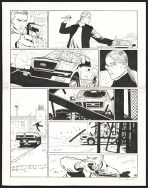 Planche noir et blanc, I.R.$., Le Corrupteur (T.6), Bernard Vrancken