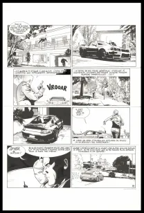 Planche noir et blanc, I.R.$., Le Chemin de Gloria (T.11), Bernard Vrancken