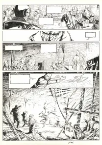 Planche noir et blanc, Sherlock Holmes & les vampires de Londres, Morts et Vifs (T.2),  Laci
