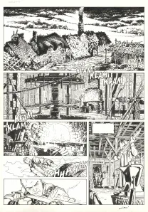 Planche noir et blanc, Sherlock Holmes & les vampires de Londres, Morts et Vifs (T.2),  Laci