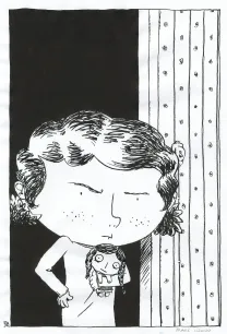 Planche noir et blanc, L'enfant caché, Marc Lizano