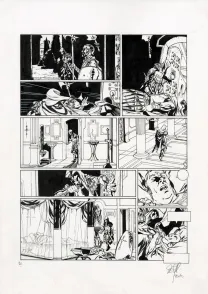 Planche noir et blanc, Assassin's Creed, Aquilus (T.2), Djillali Defali