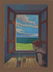 Illustration couleur, Trait de craie, Miguelanxo Prado