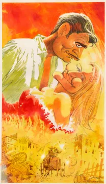 Colored illustration, Les Télé-graphistes, Tome 1 - Les caricaturistes de télémoustique (T.1),  Jamic