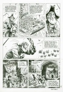 Planche noir et blanc, À bord de l’Étoile Matutine,  Riff Reb's
