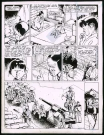 Planche noir et blanc, Kogaratsu, Marc Michetz
