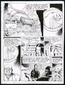 Planche noir et blanc, Kogaratsu, La Stratégie des phalènes (T.9), Marc Michetz