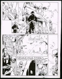 Planche noir et blanc, Kogaratsu, La Stratégie des phalènes (T.9), Marc Michetz