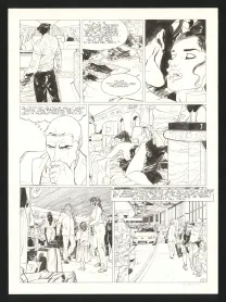 Planche noir et blanc, I.R.$. - All Watcher, La Nébuleuse Roxana (T.2), Daniel Koller