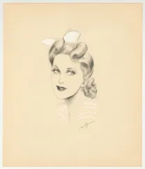 Illustration noir et blanc, Pin-up Art, Maly Siri