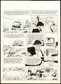 Planche noir et blanc, XIII, Secret défense (T.14), William Vance