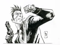 Illustration noir et blanc, Jordi Bernet