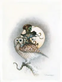 Colored illustration, L'heure des fées, Pascal Moguérou