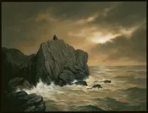 Illustration couleur, Victor Hugo, aux Frontières de l'Exil, Laurent Paturaud