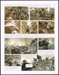 Planche couleur, Notre Mère la Guerre, Deuxième Complainte (T.2),  Maël