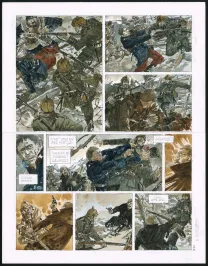 Planche couleur, Notre Mère la Guerre, Deuxième Complainte (T.2),  Maël