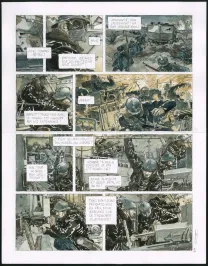 Planche couleur, Notre Mère la Guerre, Troisième Complainte (T.3),  Maël